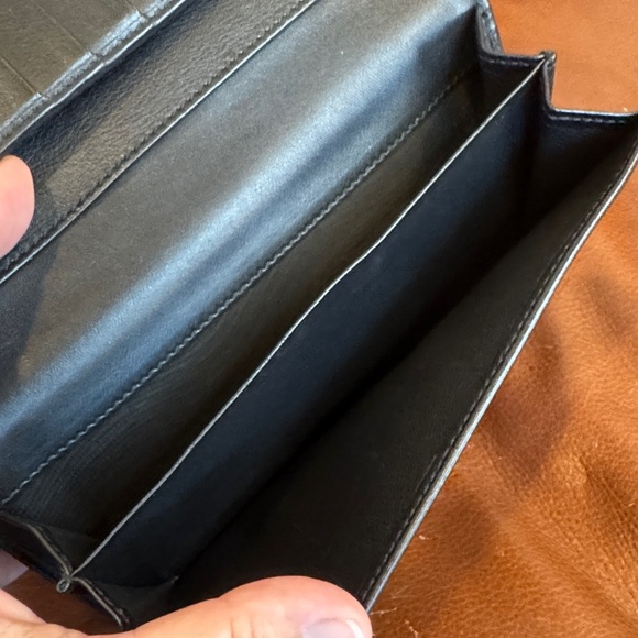 Gucci Black Guccissima Leather G Long Wallet - Picture 5 of 8